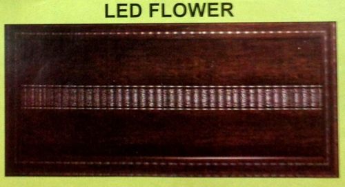 LED Flower Digital PVC Door