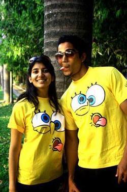 Yellow Printed T-Shirts