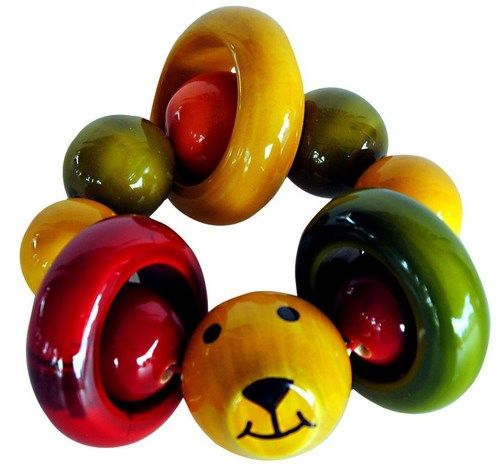 Wooden Toys Bear Rattle