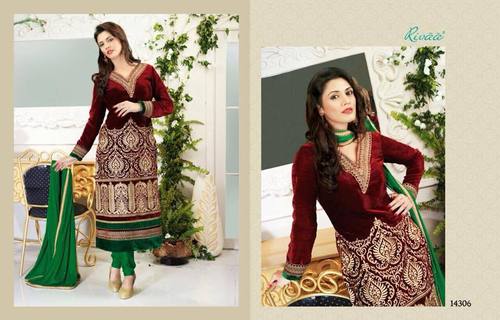 Velvet Designer Ladies Suit