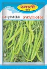 Hybrid Chili Seeds (Swati-3106)