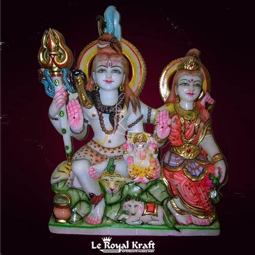 Golden Lord Shiva Family Brass statue, For Worship at Rs 1900 in Kumbakonam