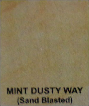 Mint Dusty Way Sand Blasted Sand Stones