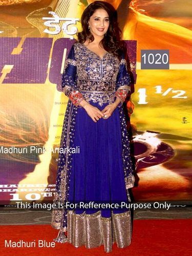 Blue Color Ladies Anarkali Suit