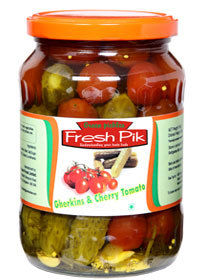 Gherkins And Tomato Pickle 