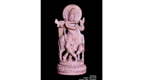 Standing Krishna With Cow Statue