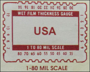 Wet Film Thickness Gauge