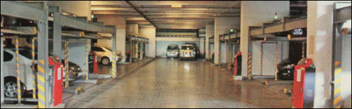 Puzzle Car Parking System - Electro-Mechanical Operation, Fast Entry and Exit with PIT Design Options