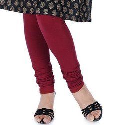 Maroon Churidar Stretch Legging