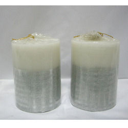 White And Silver Candle