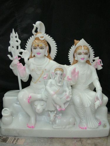 White Marble Shiva Parvati Statue At Best Price In Jaipur Tara Art Palace
