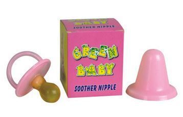 Green Baby Soother Nipple
