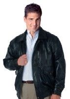 Black Leather Formal Jacket