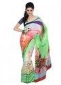 Digital Print Georgette Saree