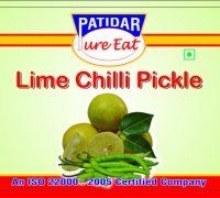 Lime and Green Chilli Pickle