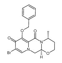 (4R,12aS)-7-(benzyloxy)-9-broMo-4-Methyl-3,4-dihydro-2H-[1,3]oxazino[3,2-d]pyrido[1,2-a]pyrazine-6,8(12H,12aH)-dione