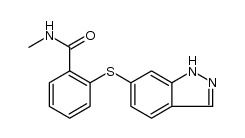 Benzamide, 2-a  (1h-a  indazol-a  6-a  ylthio)a  -a  n-a  methyl-