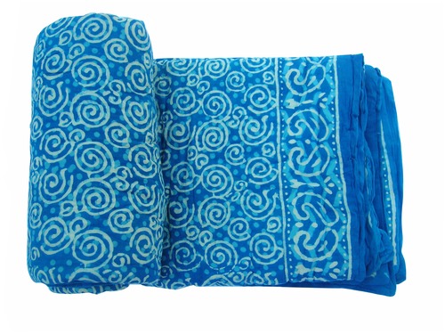 Jaipuri Hand Block Printed Quilt