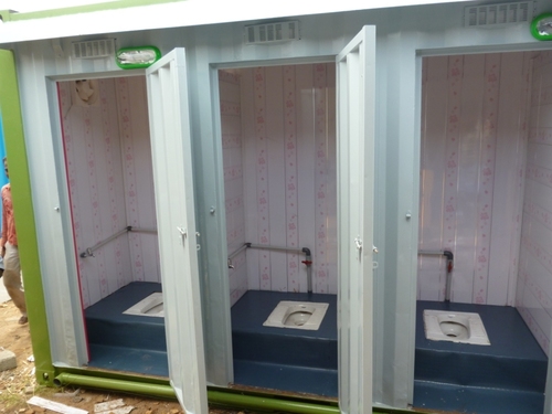 Combined Portable Indian Toilet Cabins - New Model