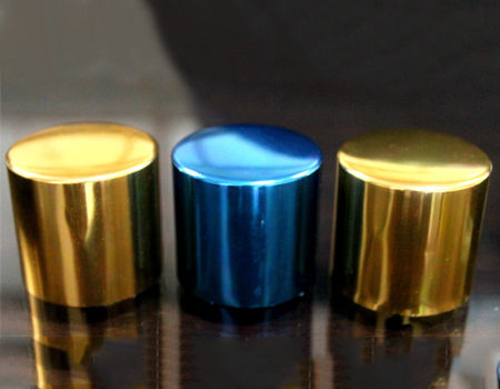 Blue And Golden Perfume Caps