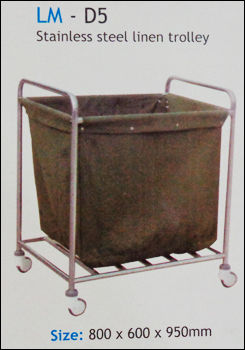 Stainless Steel Linen Trolley (LM-D5)