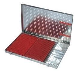 Sterilizing Instruments Tray with Double Silicon Mat