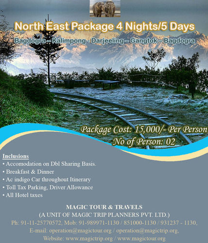north east tour package details