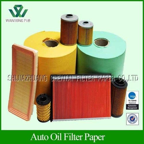 Silver Auto Air Oil Fuel Filter Paper