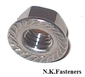 Flange Nuts - Stainless Steel, M3 to M80 | Dimensional Accuracy, Corrosion Resistance, Longer Functionality