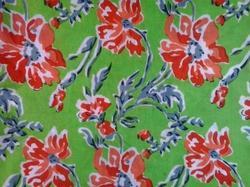 Flower Printed Fabric Printing Services