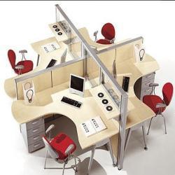 Modular Work Station - Premium Grade Wood, Custom Sizes and Finishes , Sturdy and Durable Design