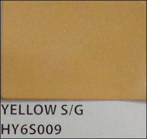Yellow Semi Glossy Powder Coating