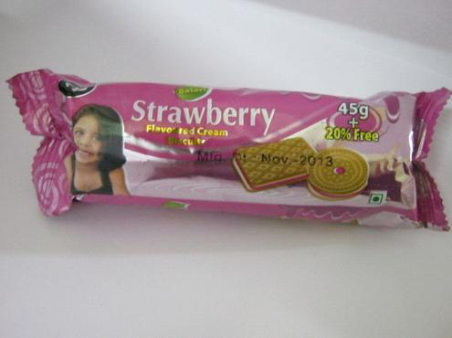  स्ट्रॉबेरी क्रीम बिस्किट 