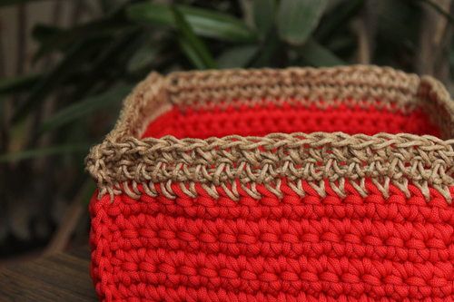 Hand Woven Jute Basket