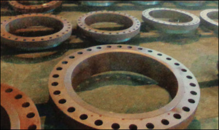 Finished Flanges (Sa 105 N) Coating With Red Oxide