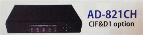 डिजिटल वीडियो रिकॉर्डर (AD-821CH CIF और D1 विकल्प)