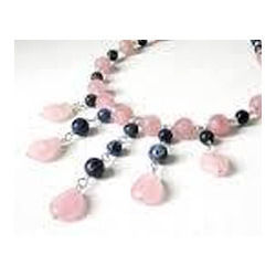 Fancy Rose Quartz Necklace