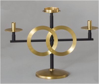 Two Rings Candle Holder