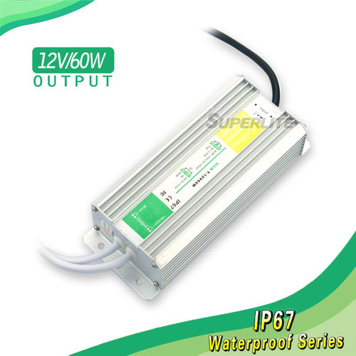 Waterproof LED Power Supply (12V 5A)