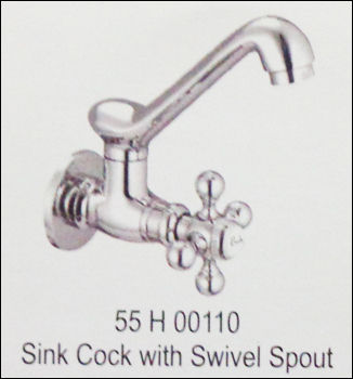 Heritage Series Sink Cock Faucet with Swivel Spout (55 H 00110)