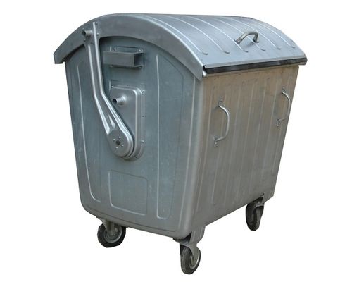 1100 Liters Galvanized Steel Waste Bin