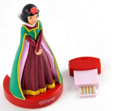 Plastic Princess Beautiful Girl USB Flash Dive