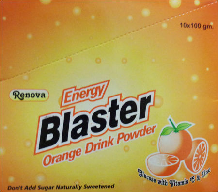Energy Blaster Orange Drink Powder