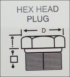 Forged Screwed Hex Head Plug