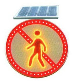 Solar Power Led Luminous Traffic Sign