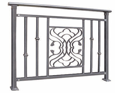 Standard Non-welded Zinc Steel Balcony Handrail