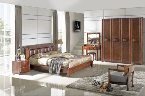 Solid Oax Wood Bedroom Wooden Wardrobe