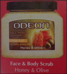 Odeon Face And Body Scrub Honey And Olive
