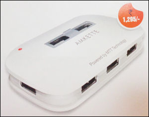 Turbo 7 Port Usb Hub And Charger