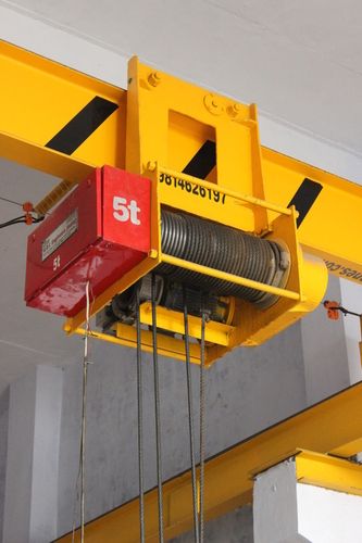 Electric Wire Rope Hoist - Premium Grade Components, Versatile Lifting Mechanism | Easy to Operate, Low Maintenance, Smooth Operation, Superior Lifting Functionality